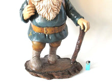 UpperDutch:Gnome,Garden gnome 33 INCH Foraging Gnome with Basket. Rien Poortvliet, David the Gnome, Klaus Wickl Childrens decor, el Gnomo. Gift