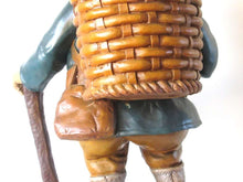 UpperDutch:Gnome,Garden gnome 33 INCH Foraging Gnome with Basket. Rien Poortvliet, David the Gnome, Klaus Wickl Childrens decor, el Gnomo. Gift
