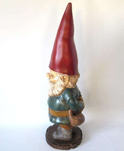 UpperDutch:Gnome,Garden Gnome Rien Poortvliet, David the Gnome, Vintage 34 INCH gnome, Forest gnome restaurant store decor, David el Gnomo.