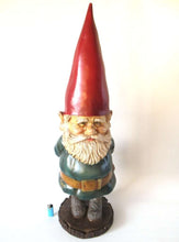 UpperDutch:Gnome,Garden Gnome Rien Poortvliet, David the Gnome, Vintage 34 INCH gnome, Forest gnome restaurant store decor, David el Gnomo.