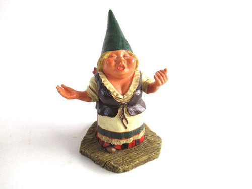 UpperDutch:Gnome,Singing gnome'Barbara' after a design by Rien Poortvliet. Part of the Classic Gnomes series designed by Rien Poortvliet