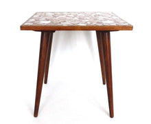 UpperDutch:Furniture,Vintage Small Side Table, Plant stand, Mosaic Table, Mid Century. 1950s-1960s, Retro table, Mosaic, End table.