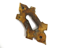 UpperDutch:Hooks and Hardware,Solid Brass Keyhole plate, cover, escutcheon, key hole frame. Keyhole Cover.