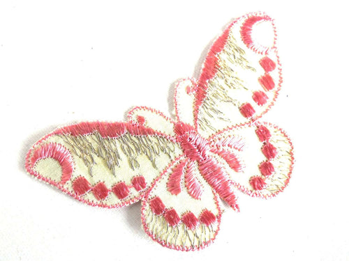 UpperDutch:Sewing Supplies,Butterfly applique, 1930s vintage embroidered applique. Vintage patch, sewing supply. Applique, Crazy quilt.