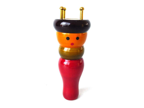 UpperDutch:Sewing Supplies,Knitting Doll, Vintage Wooden Knitting Doll, French Knitting, Bobbin Doll, Sewing supply, Knitting Nancy.
