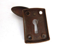 UpperDutch:Hooks and Hardware,Keyhole Cover, Keyhole plate, cover, escutcheon plate, swivel key hole frame, embellishments