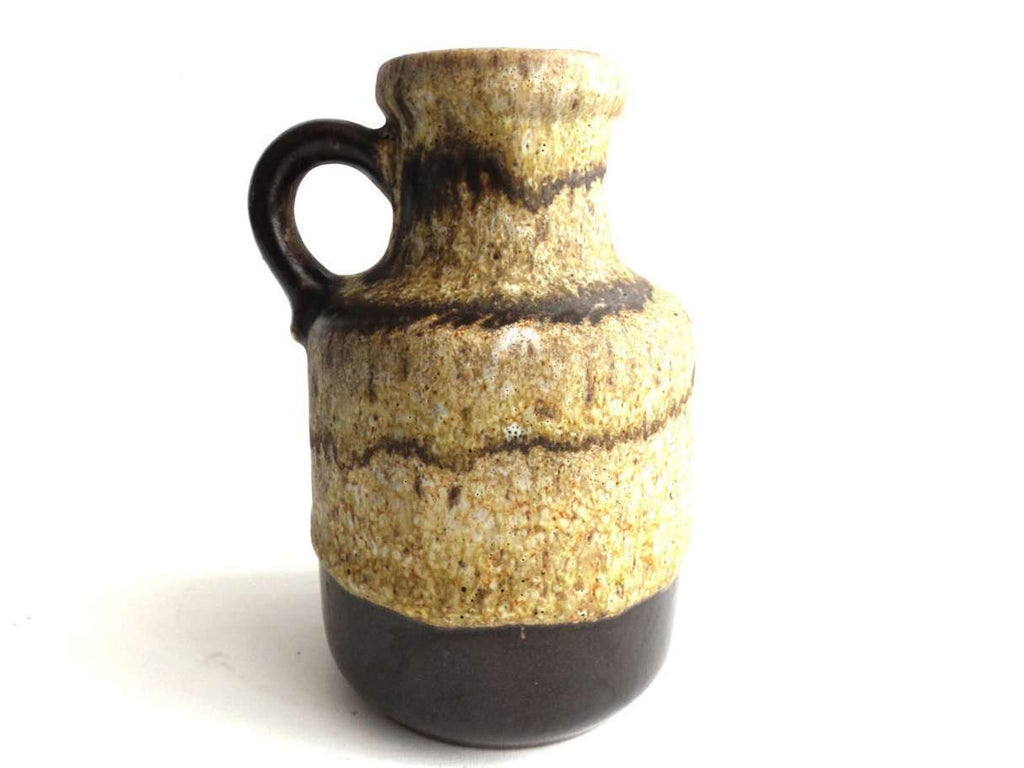 West German Vase, Fat Lava, Small West German Vase. West German
