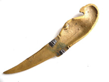 UpperDutch:Hooks and Hardware,Brass Parrot Applique Bird ornament, escutcheon, furniture applique.