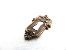 UpperDutch:Hooks and Hardware,Solid Brass Keyhole plate, cover, escutcheon, keyhole frame.