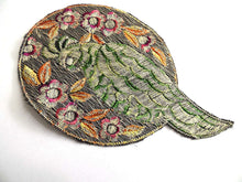 UpperDutch:Sewing Supplies,Bird Applique  1930s Vintage Embroidered Bird  applique, patch. Vintage patch, sewing supply.