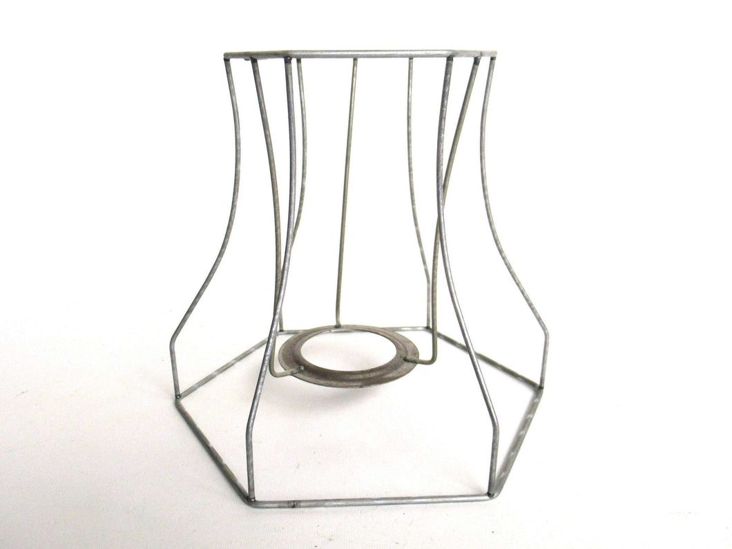 UpperDutch:Lampshade frame,Lamp shade frame, wire frame, Authentic vintage lampshade wire frame. Lampshade frame.