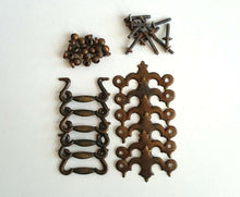 UpperDutch:Hooks and Hardware,ONE Antique Brass Drawer Handles / VintageHanging Drawer Drop Pulls