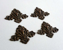 UpperDutch:Hooks and Hardware,1 Authentic Stamped Copper Art Nouveau Ornament / Decoration Stamping