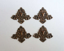 UpperDutch:Hooks and Hardware,1 Authentic Stamped Copper Art Nouveau Ornament / Decoration Stamping