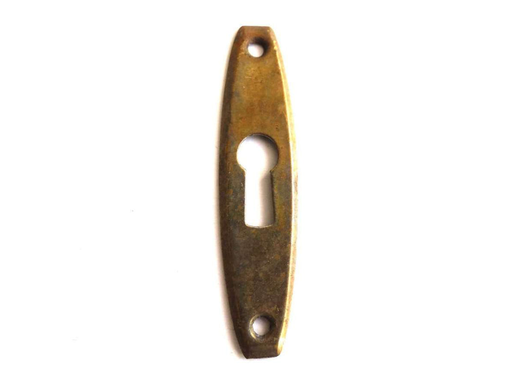 UpperDutch:Hooks and Hardware,1 Keyhole cover, keyhole frame, plate. Old hardware, cabinet hardware.