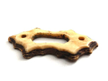 UpperDutch:Hooks and Hardware,Bone Keyhole cover, plate, bone escutcheon, keyhole frame.