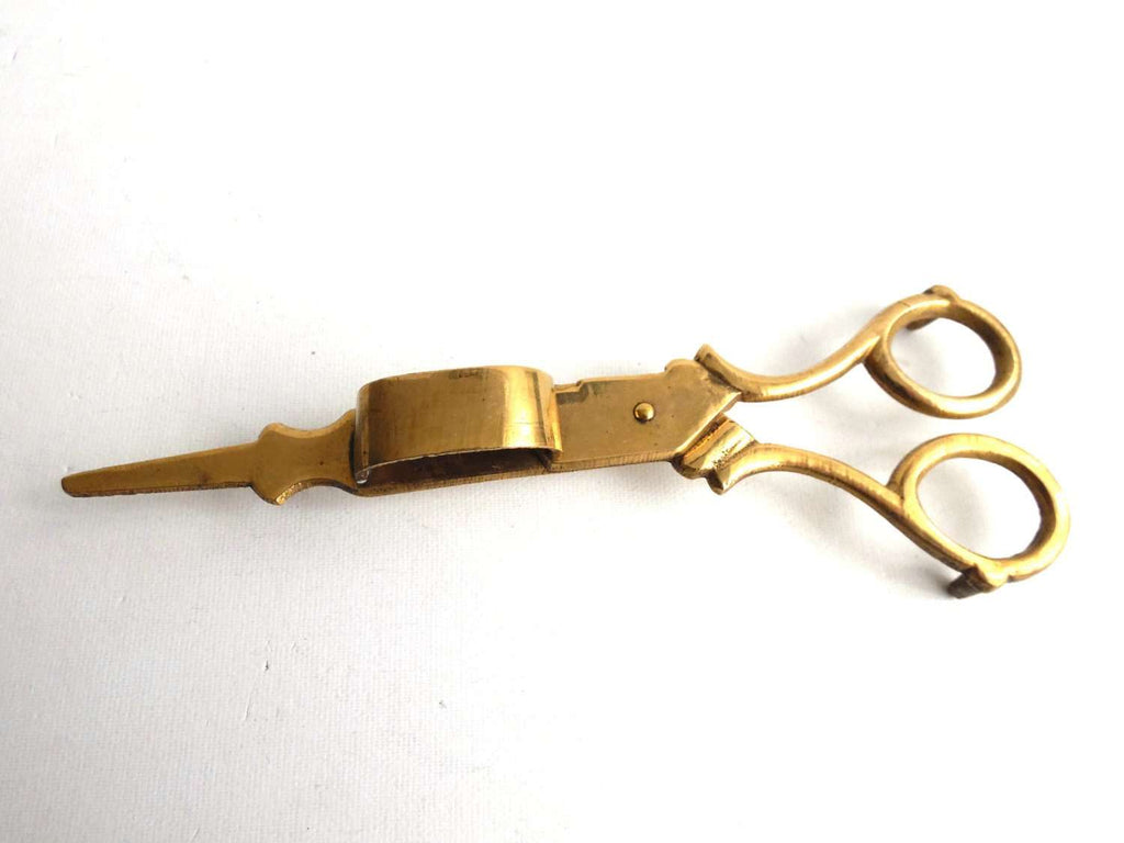 Candle Snuffer Scissor Brass Candle Snuffer Antique Candle Snuffer UpperDutch