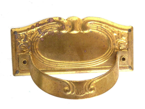 UpperDutch:Hooks and Hardware,1 (ONE) Vintage Drawer Handle, Old Key Hole Cover, Escutcheon, Authentic antique.