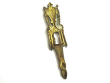 UpperDutch:Keyhole cover,Antique Keyhole cover, escutcheon, Ornate brass keyhole frame, Victorian style.