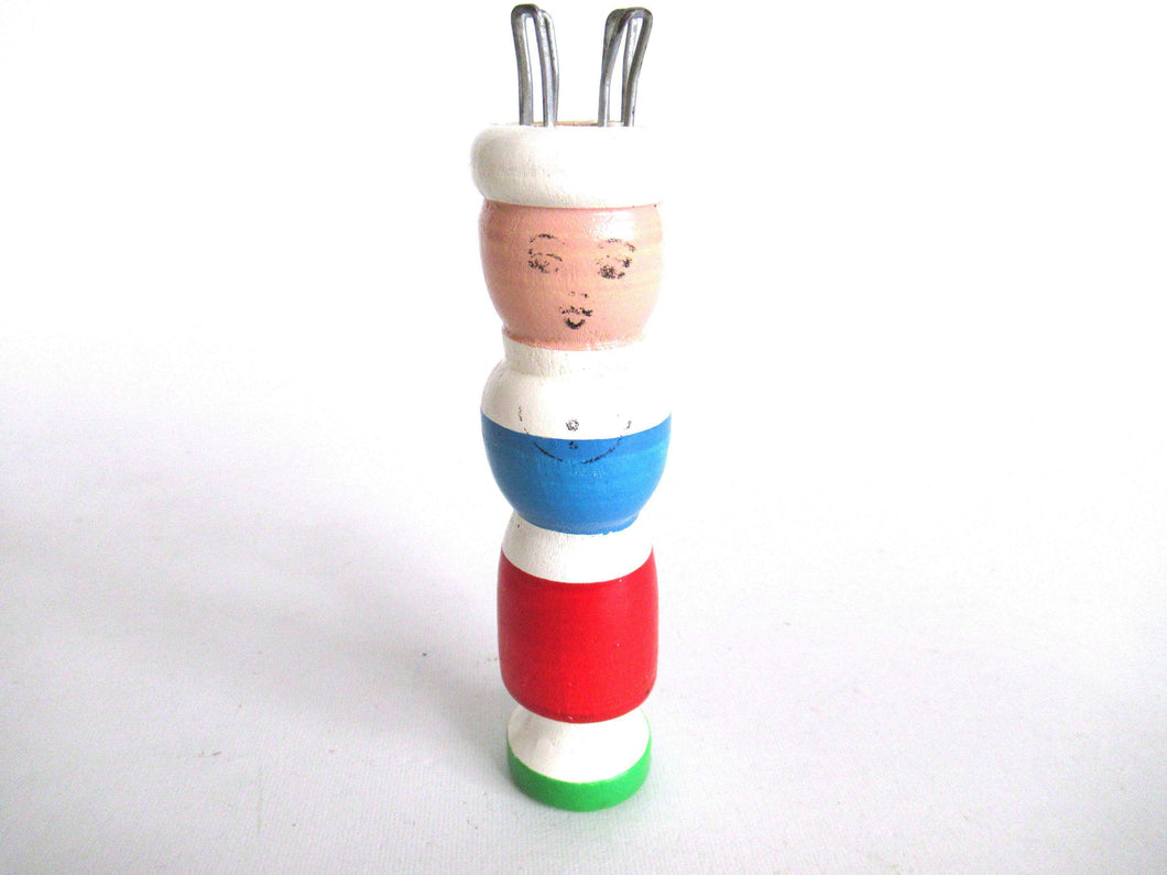 UpperDutch:Knitting doll,Knitting Nancy Vintage Wooden Knitting Doll French Knitting Bobbin Doll Sewing supply.