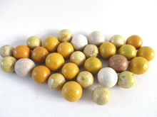 UpperDutch:Marbles,Set of 30 Antique Clay Marbles, Antique marbles.