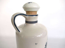 UpperDutch:Pottery,Blue Delft's made for Bols Distilleries Holland, Ceramic Bottle, Windmill.