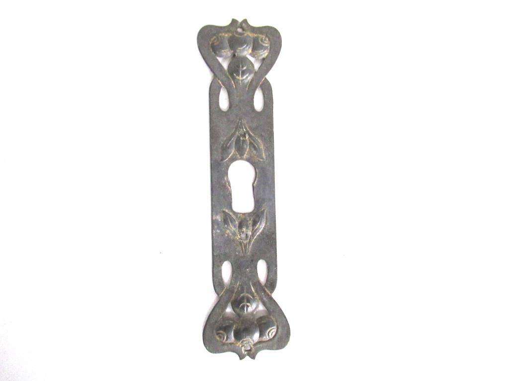 UpperDutch:,Authentic antique Art Deco Keyhole cover, Escutcheon, keyhole plate.