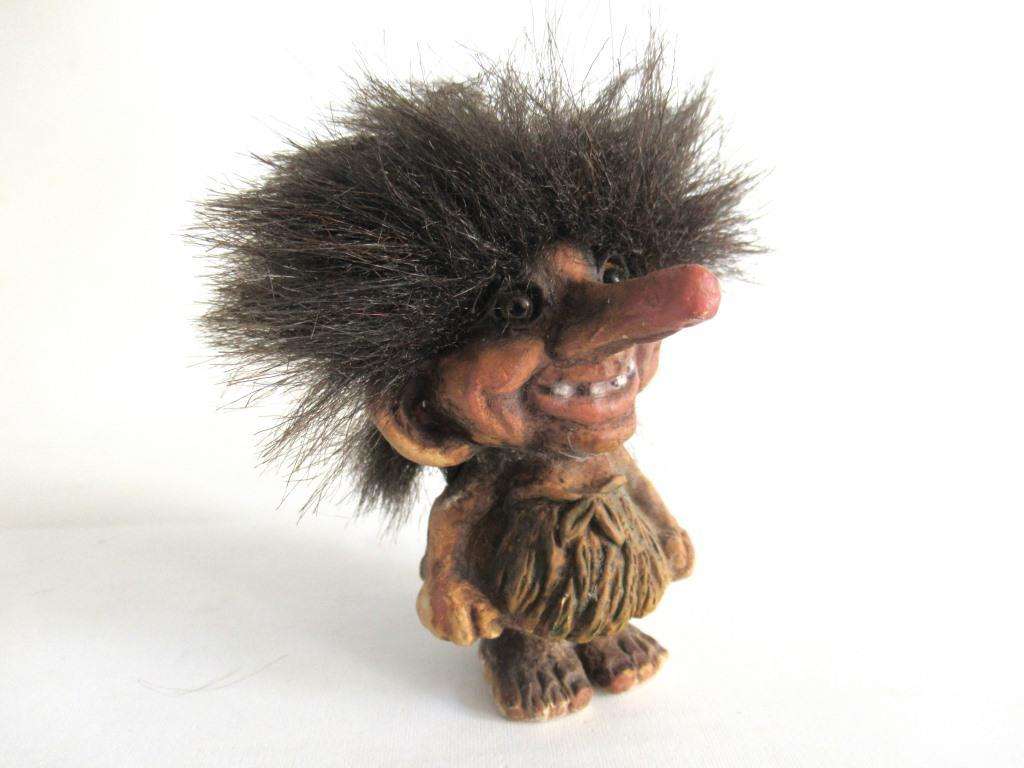 FIGURINE ORIGINAL NY FORM / Nyform Troll - HANDMADE in Norway 1996