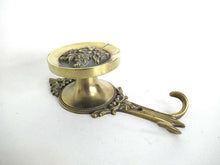 UpperDutch:,1 (ONE) vintage Ornate Wall hook, Floral Coat Hooks, Victorian Style, Made in Italy. Brev.