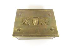 Carl Deffner von Esslingen antique brass cigar box