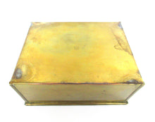 Carl Deffner von Esslingen antique brass cigar box