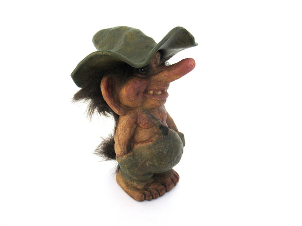 Original Nyform Troll nr 117 handmade in Norway (Goblin, Gremlin, Hob, Imp, Gnome, Hobgoblin, Elf, Pixy)
