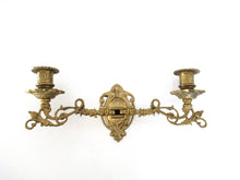 Antique Piano wall sconce - victorian style wall sconce - piano candle holder.