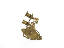 Antique Piano wall sconce - victorian style wall sconce - piano candle holder.