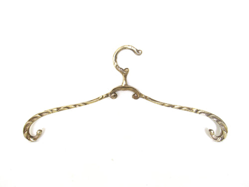 Brass clothes hanger - wedding dress hanger - bride hanger - victorian style.
