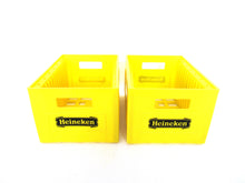 Vintage Heineken CD rack - Heineken beer crate - pair of two CD holders.