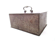 Vintage Beaumont Money Box with key, Safe, Saving bank. Document box.