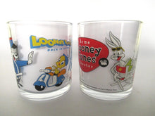 Looney Tunes Ferrero Nutella Drinking Glasses, Tweety, Daffy Duck, Bugs Bunny.