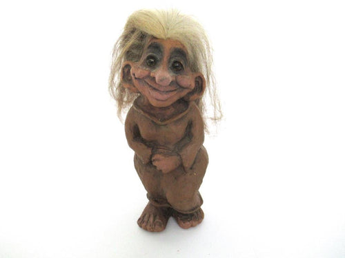 Nyform Troll nr 260 handmade in Norway (Goblin, Gremlin, Hob, Imp, Gnome, Hobgoblin, Elf, Pixy)