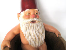 Garden Gnome in Bath 19 Inch, after a design by Rien Poortvliet, David the Gnome.