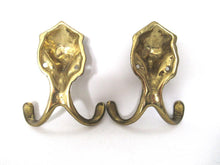 Lion Wall hooks, Set of 2 Brass Lion Head Coat hook, Wall hooks, Solid Brass.
