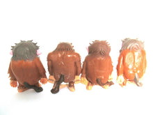 Set of 4 Vintage BRB Trolls, 1980s, David the Gnome, figurine. (Goblin, Gremlin, Hob, Imp, Gnome, Hobgoblin, Elf, Pixy).