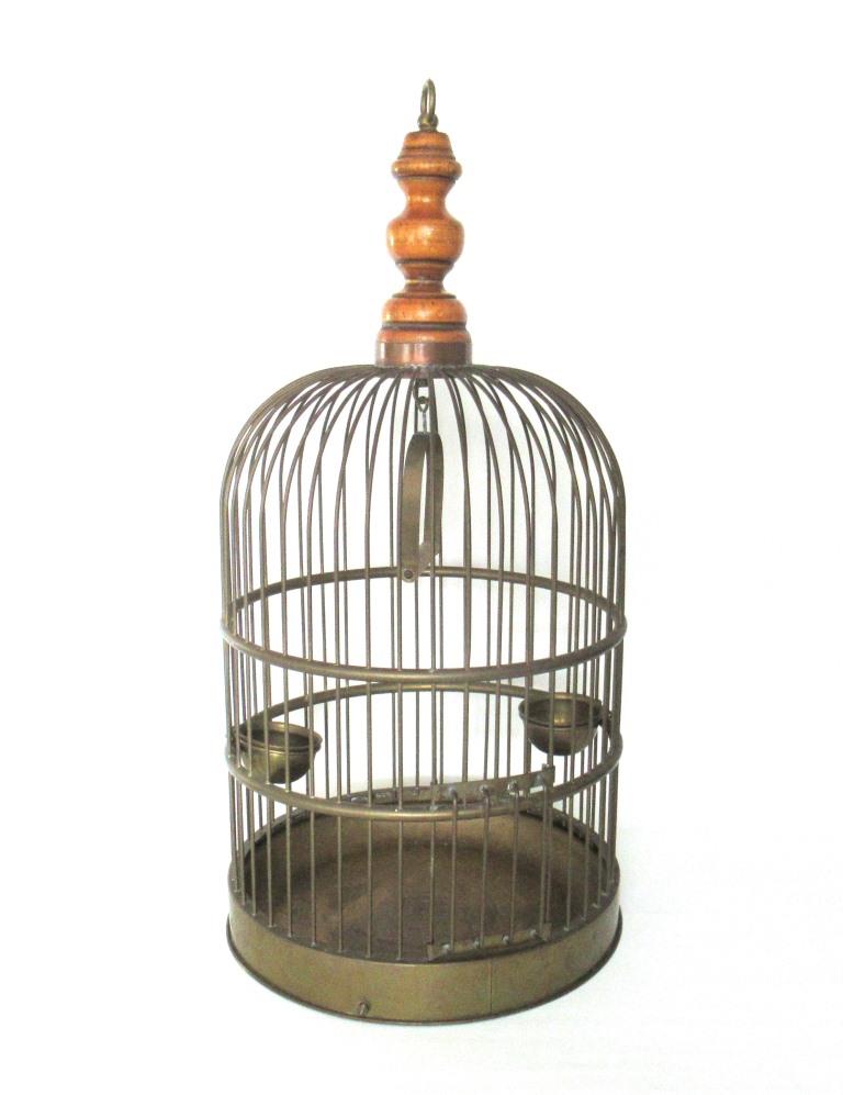 Antique Brass Birdcage 26 INCH, Solid brass bird cage.