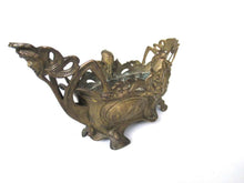 UpperDutch:Planter,Antique Jardiniere, Jugendstil Antique Brass Jardiniere, Victorian style Planter, Art Nouveau.