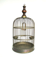 UpperDutch:Birdcage,Antique Brass Birdcage, 24 INCH Solid Brass Birdcage.