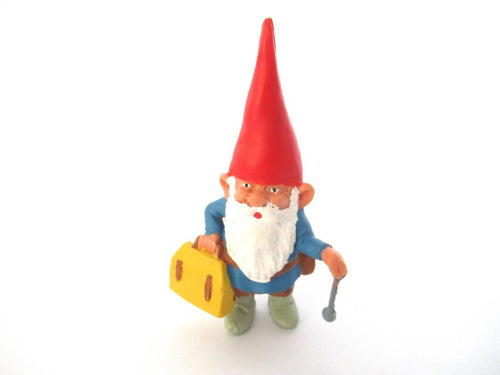 Doctor Gnome figurine, miniature Gnome after a design by Rien Poortvliet, Brb Gnome, David the Gnome, Doctor.