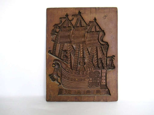 UpperDutch:Cookie Mold,Springerle, Vintage Cookie mold, a resin replica of an antique wooden mold.