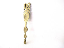 1 (ONE) Antique Ornate Brass Embellishment, Ornament, Bow.