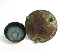 UpperDutch:Home and Decor,Antique Brass Coal Kettle, Fire Extinguisher, fire place decor.