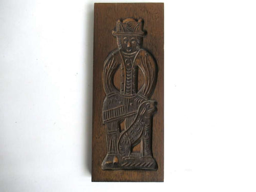 UpperDutch:Cookie Mold,Wooden cookie mold. Wooden Dutch Folk Art Cookie Mold. speculaas plank, springerle.